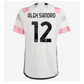 Juventus Alex Sandro #12 Koszulka Wyjazdowych 2023-24 Krótki Rękaw